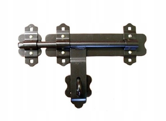 ZASUWA DO DRZWI BRAMOWA GARAŻOWA RYGIEL 250 mm