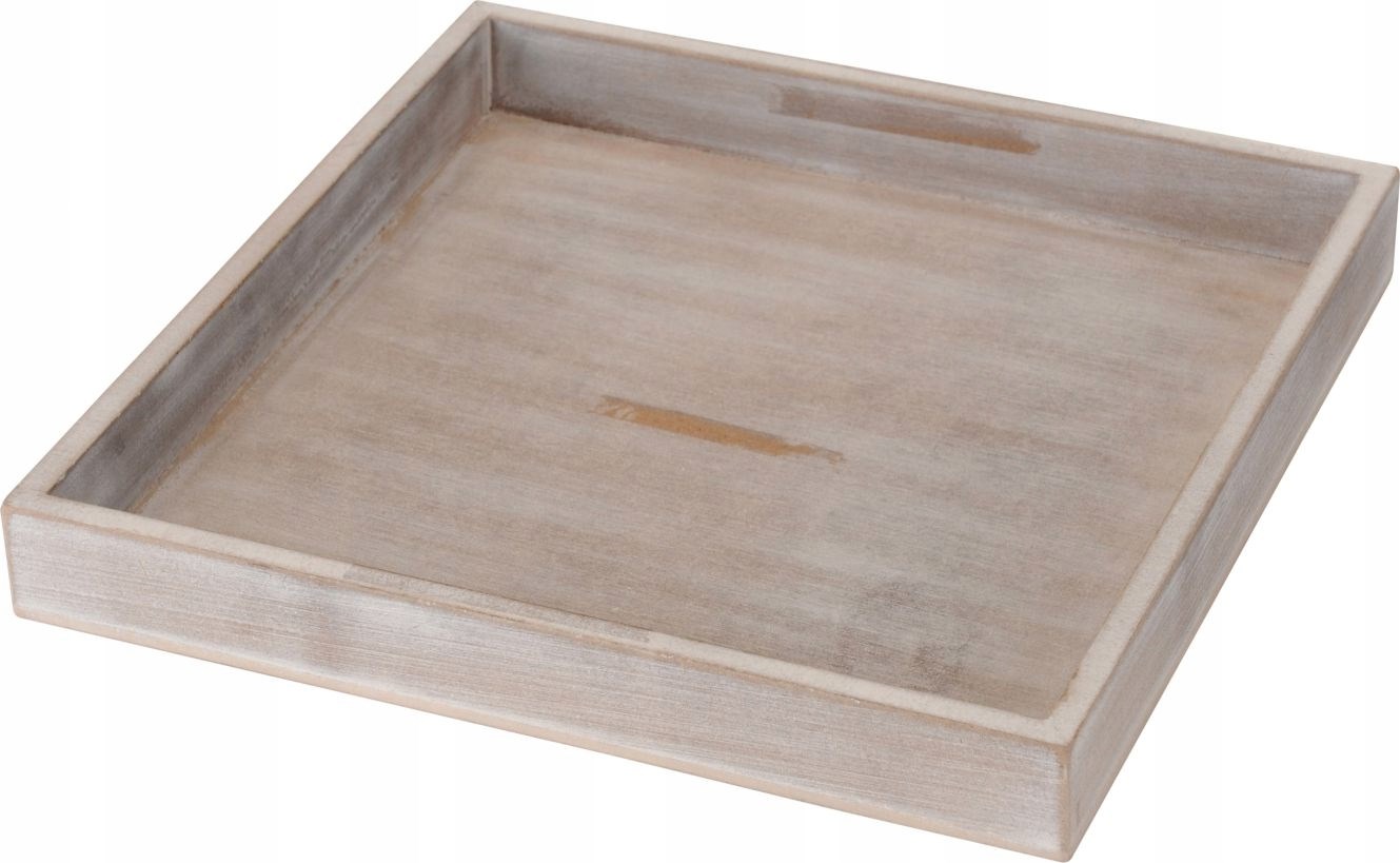 

Taca Drewniana Dekoracyjna 25x25x3cm świeca stroik