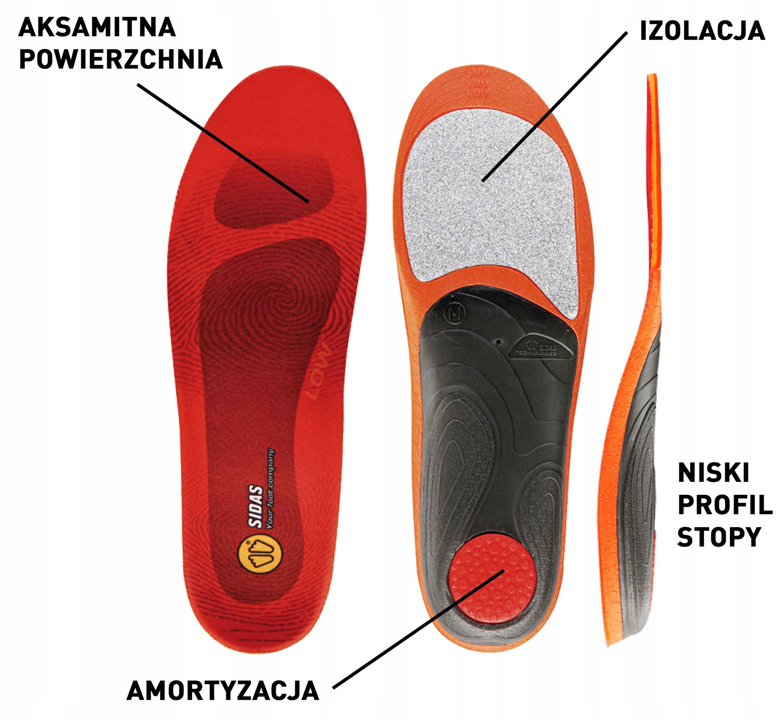 Wkładki do butów SIDAS Winter 3Feet Low M 39-41 EAN (GTIN) 3661267029752