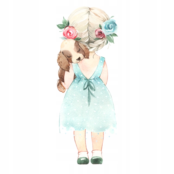 

Sofia I Piesek Naklejka Na Ścianę Dla Dzieci