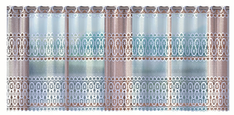 

Biały Lambrekin Żakardowy Wys 80 cm 347700