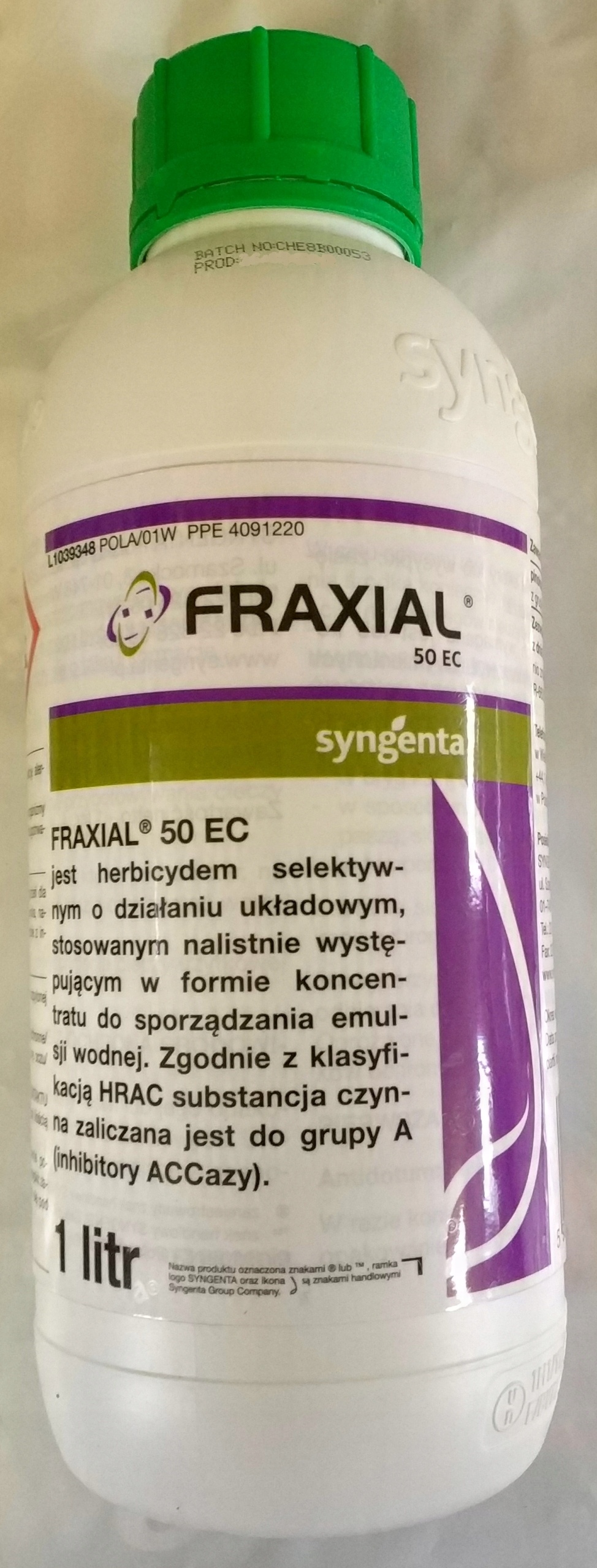 

Środek chwastobójczy Fraxial 50 Ec ochrona zboża