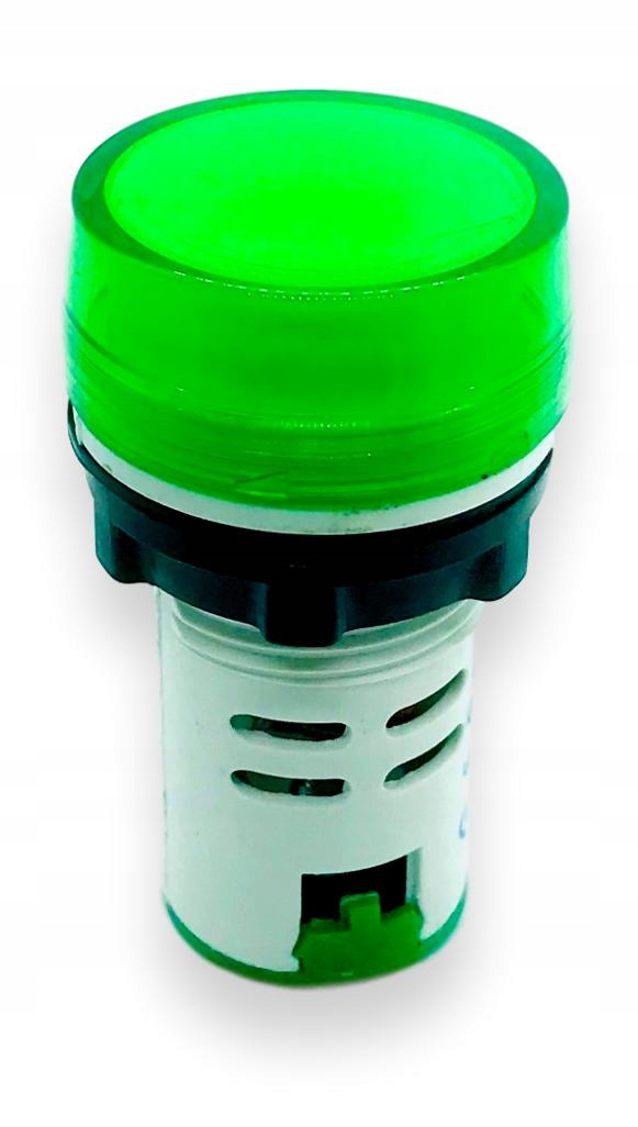 

Lampka Kontrolka sterownicza Led zielona 230V 22mm