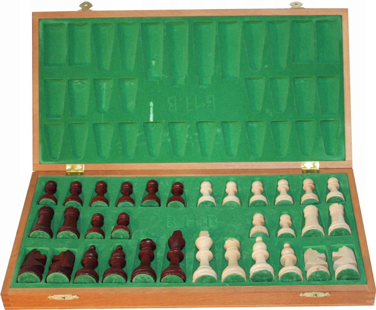 SZACHY MAGNETYCZNE DREWNIANE DUŻE Turniejowe EAN (GTIN) 5905054640118