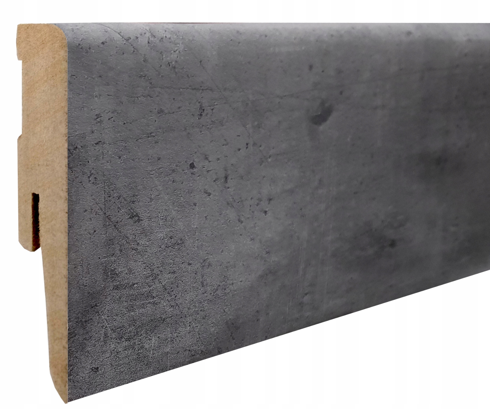 

8 CM Listwa Przypodłogowa Mdf Szara Beton cokół