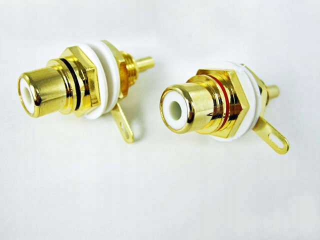 

gniazdo Rca chinch montowane do obudowy Vitalco 2x
