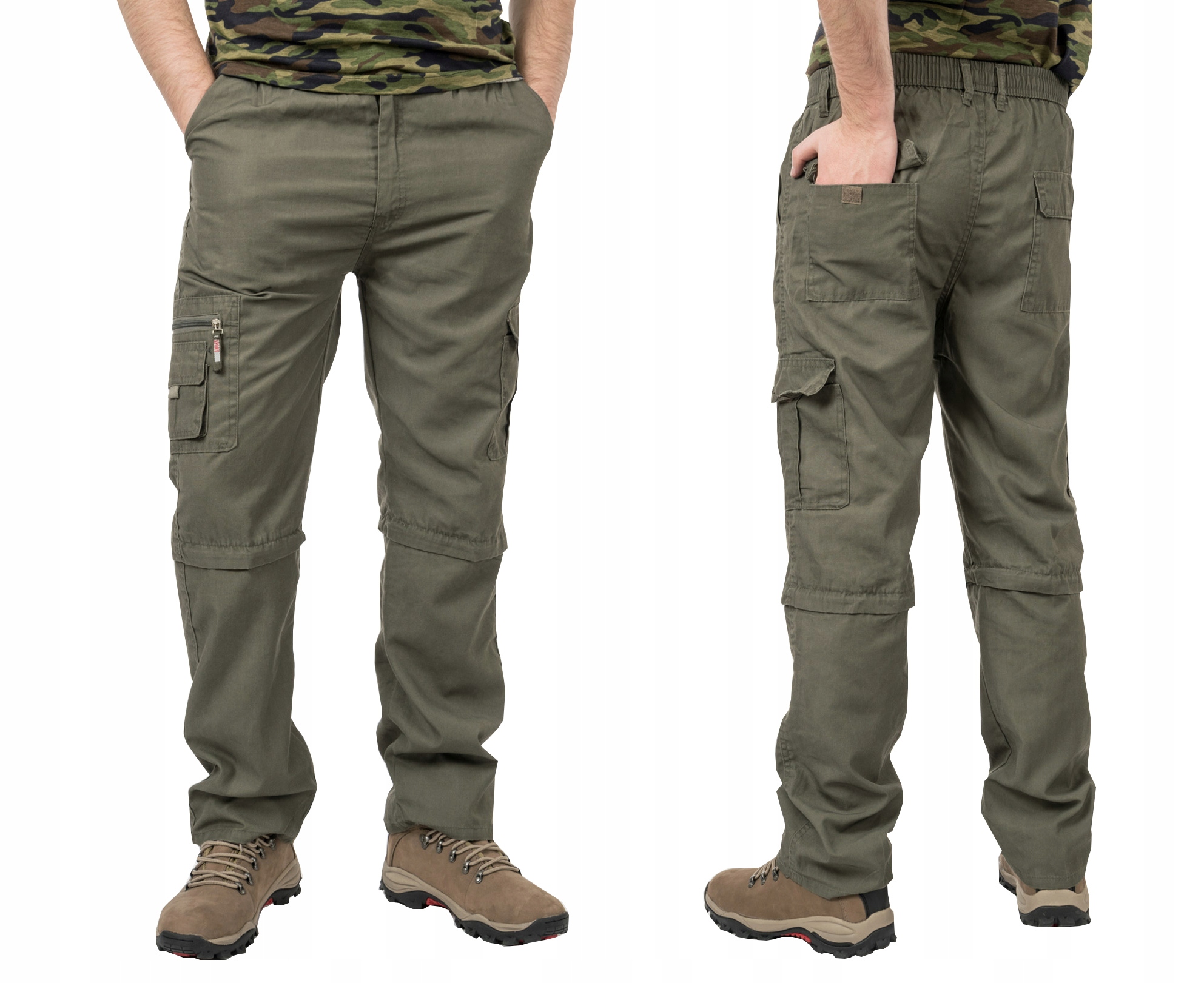

Spodnie Męskie Bojówki Odsuwane Zip Off 72T-03 3XL