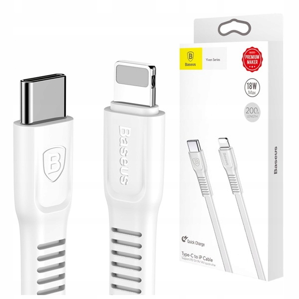 

Baseus Tough płaski kabel Usb-c do IPhone 2M Jakoś