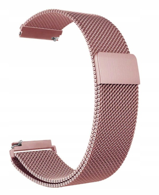 

Bransoleta Milanese Mesh Różowa 20mm Magnetyczna