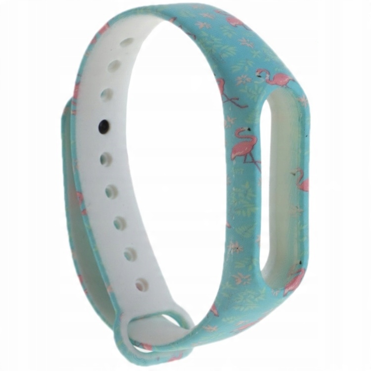 

Xiaomi MI BAND2 opaska zamienna pasek Flamingi