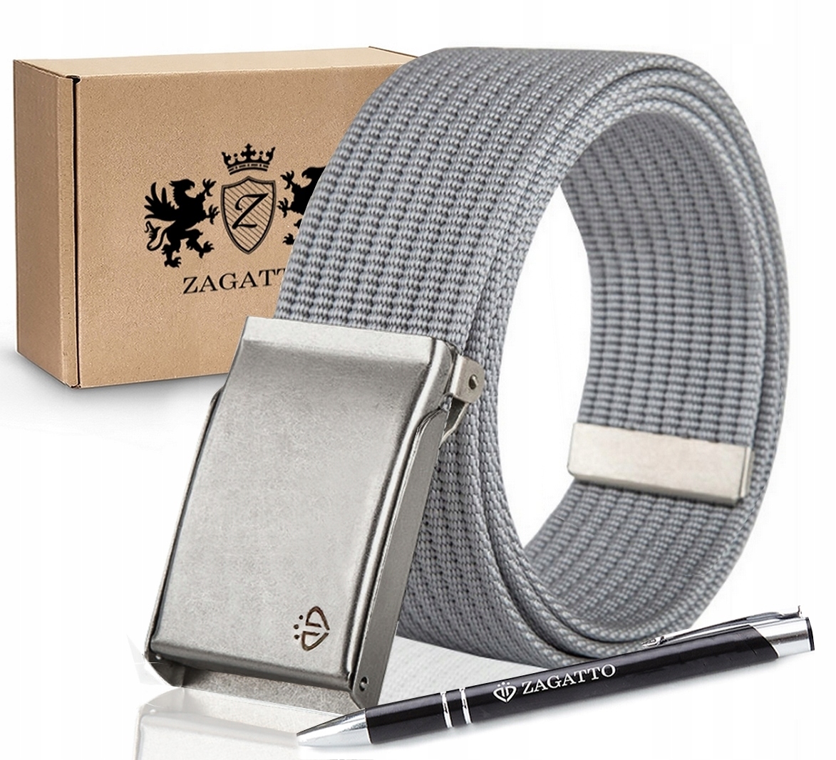 

Parciany pasek Zagatto polski klamra pudełko S