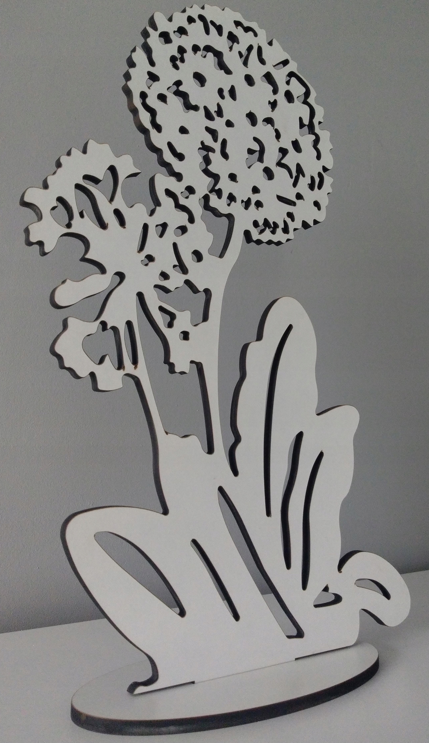 OZDOBA DMUCHAWIEC x2 40CM DREWNO DEKORACJE STOJAK Wysokość produktu 40 cm