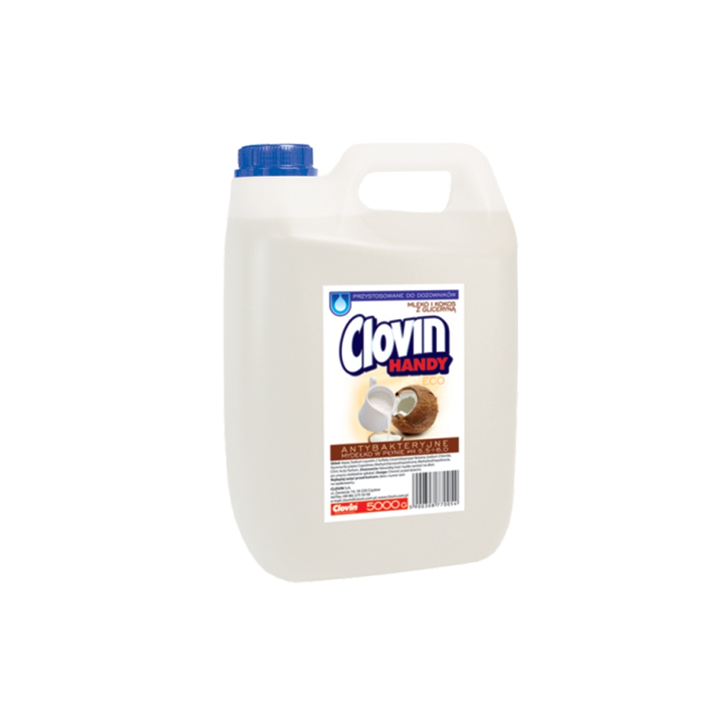 

Clovin Mydło W Płynie 5L Mleko/kokos