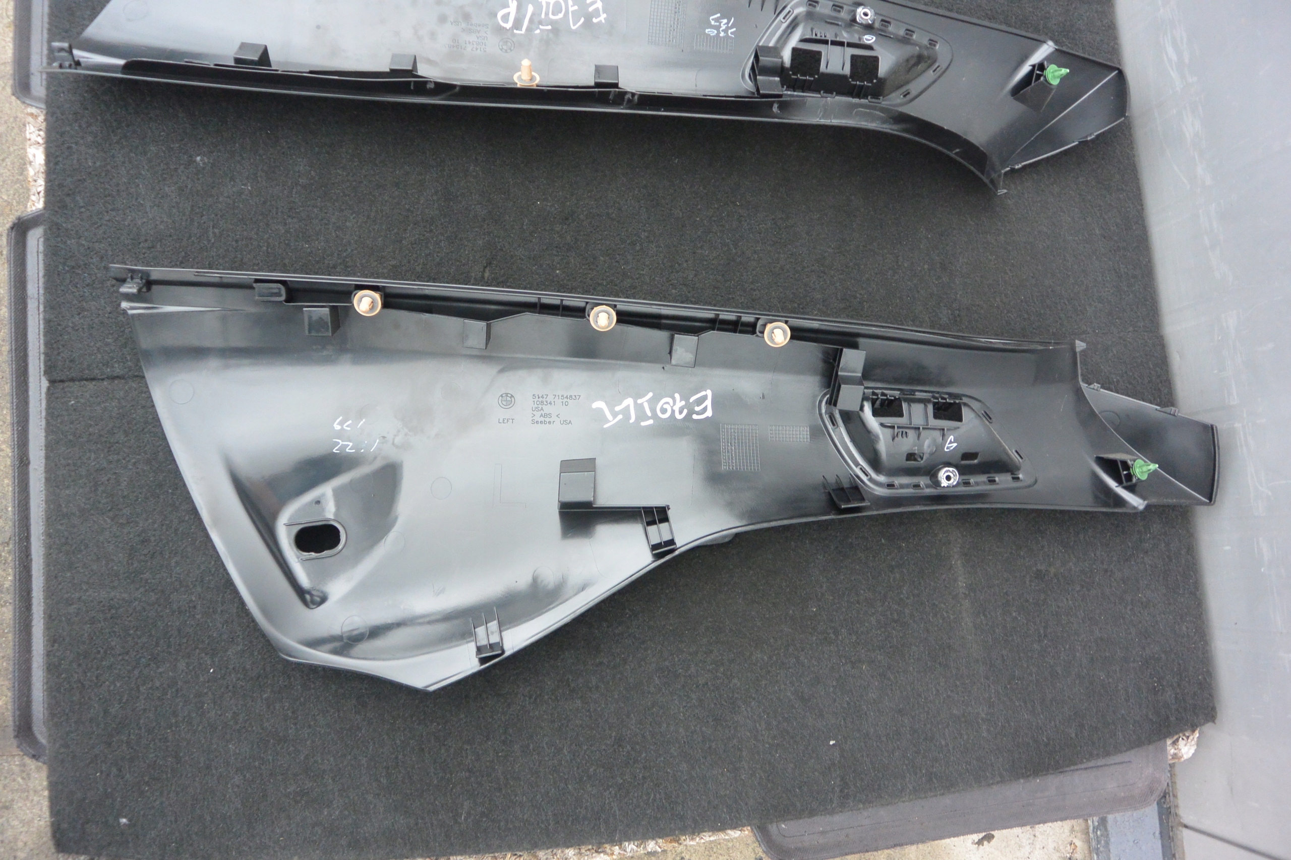 cover SLUPKA boot left right BMW X5 E70 KOMPLET