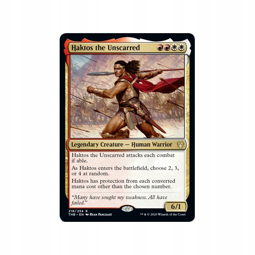 Mtg Haktos the Unscarred (Rare)