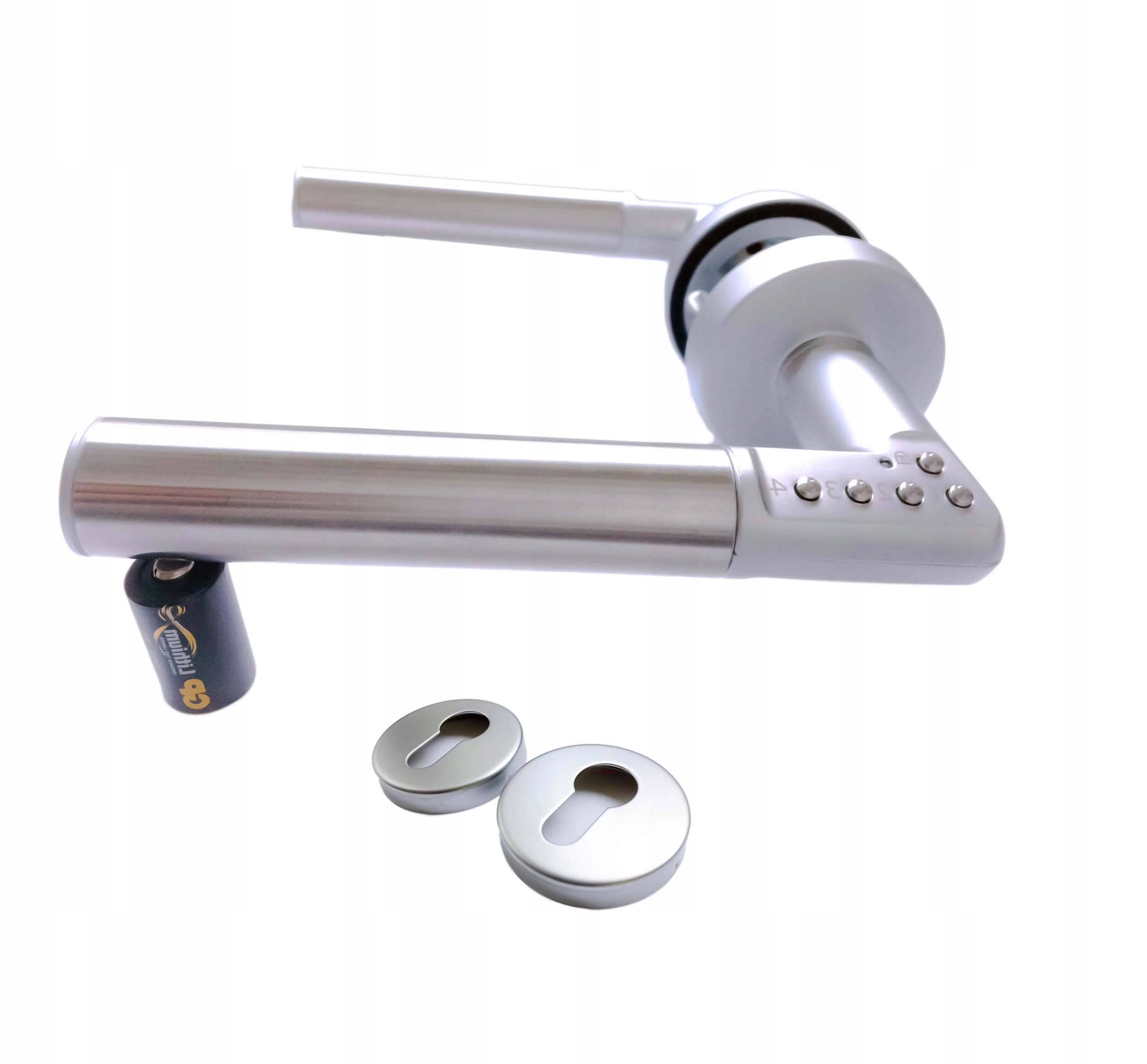 Kodowana klamka na szyfr do drzwi Assa Abloy 8812 lewa