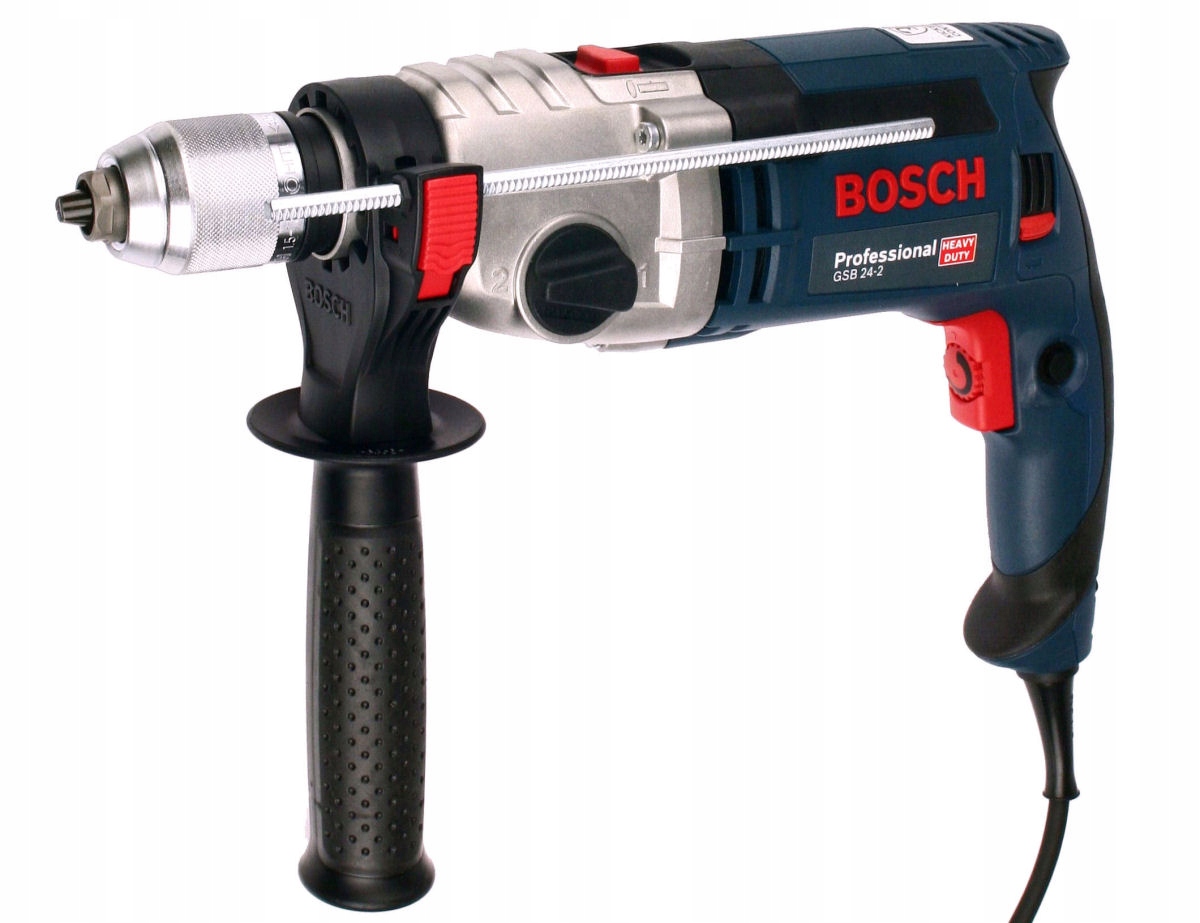 WIERTARKA UDAROWA 1100W GSB 24-2 RE BOSCH WALIZKA Marka Bosch