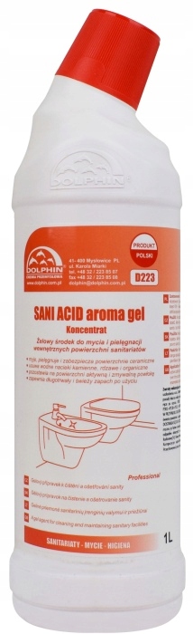 

Dolphin Sani Acid Aroma Gel Żel 1L Do Mycia Wc