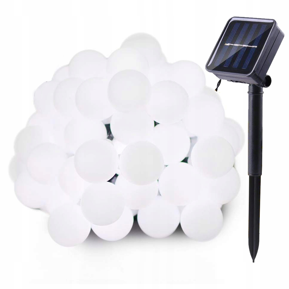 

30 Led 6.5 M Lampki Solarne Ogrodowe Żarówka Lampa