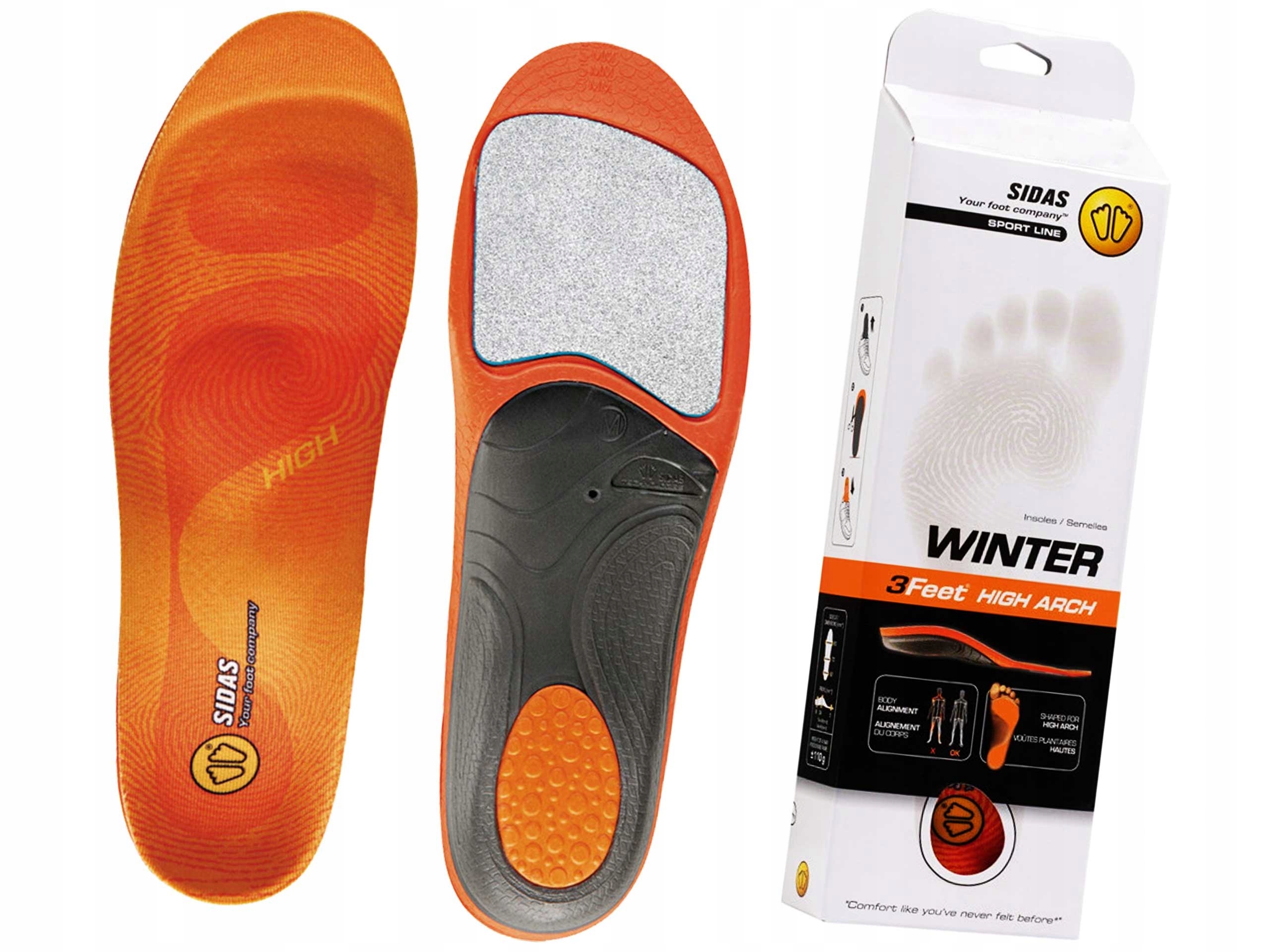 Vložky do bot Sidas Winter 3Feet High Xs 35-36