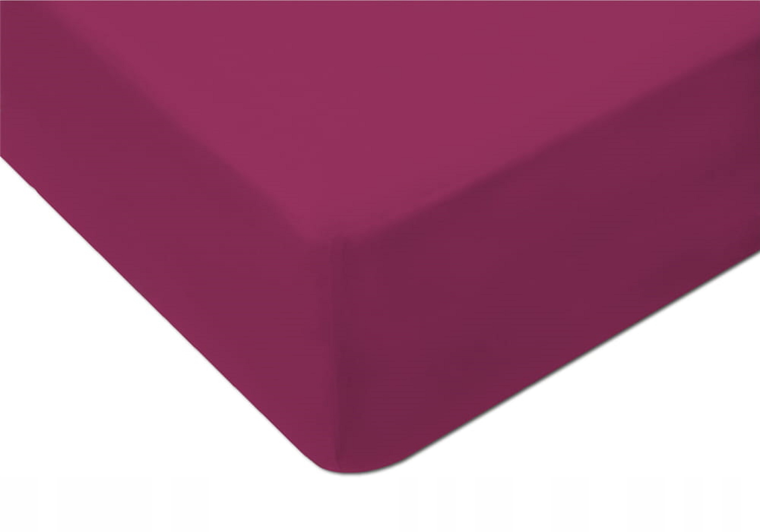 

Prześcieradło z gumką jersey 90x200 fuksja różowe