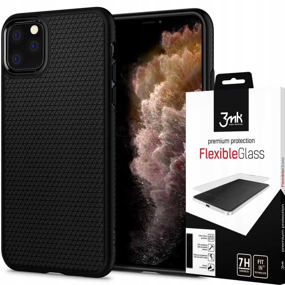 

Etui Do Iphone 11 Pro Max Spigen Liq Air+szkło 3MK