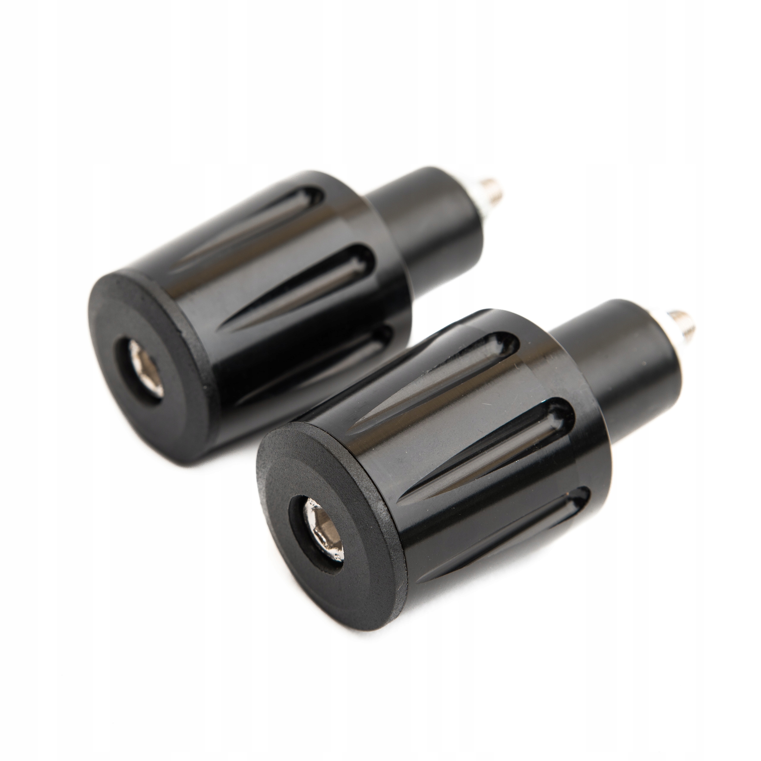 Końcówki kierownicy ciężarki czarne 7/8 cala 22mm