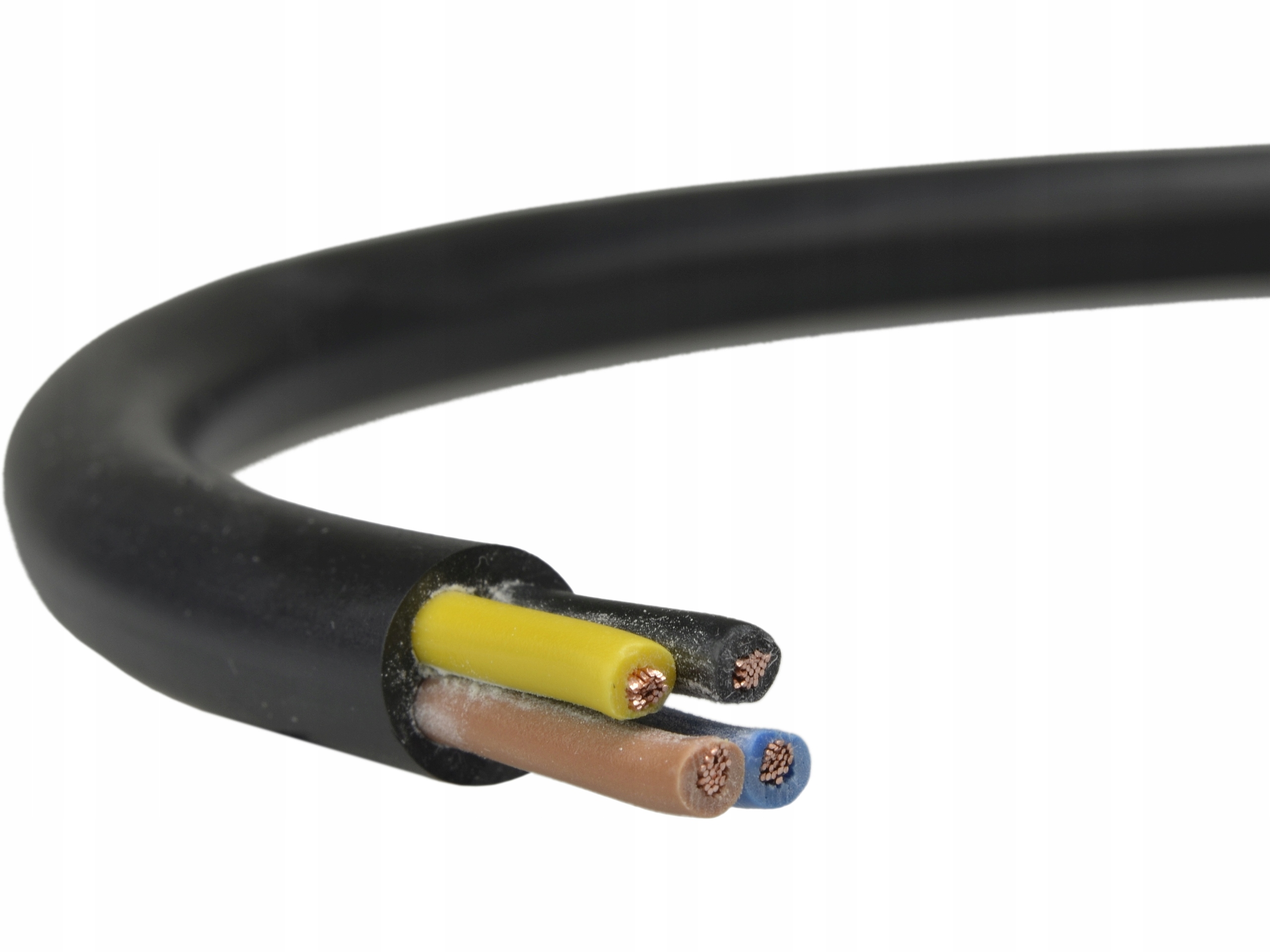 

Kabel przewód linka H05VV-F Owy 4x1,5mm2 czarny