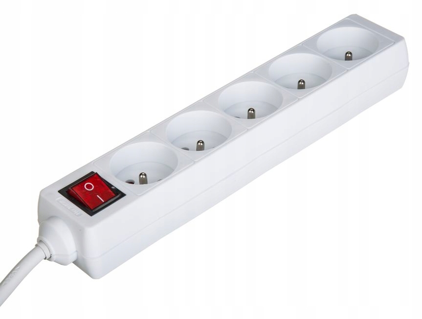 PRZEDŁUŻACZ LISTWA ZASILAJĄCA 5 GNIAZD 5 METRÓW Kod producenta 5G5M