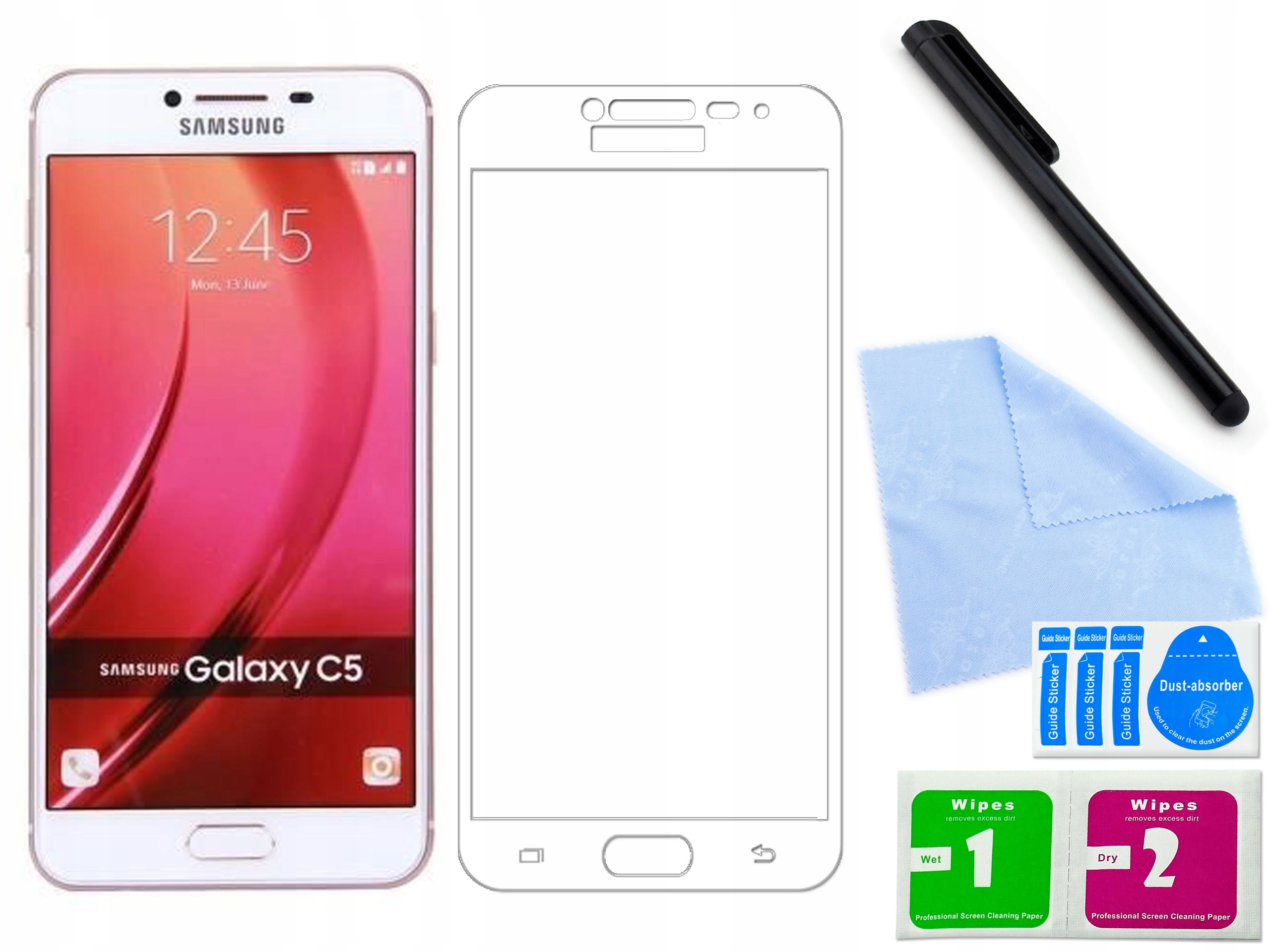 

Szkło do Samsung Galaxy C5 SM-C5000 Białe