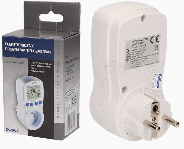 2w1 WATOMIERZ + PROGRAMATOR ZESTAW PROMOCYJNY ORNO Model OR-PRE-409