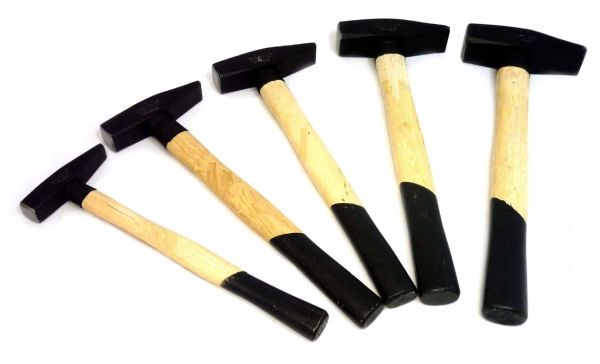 ZESTAW MŁOTKÓW ŚLUSARSKICH JOBI 100-800g 5sztuk