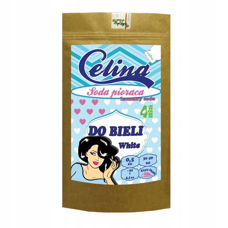 

Celina Soda do prania tkanin białych 4 vegan 0,5kg
