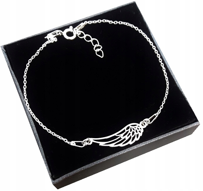 

Bransoletka srebrna skrzydła skrzydełko Srebro 925