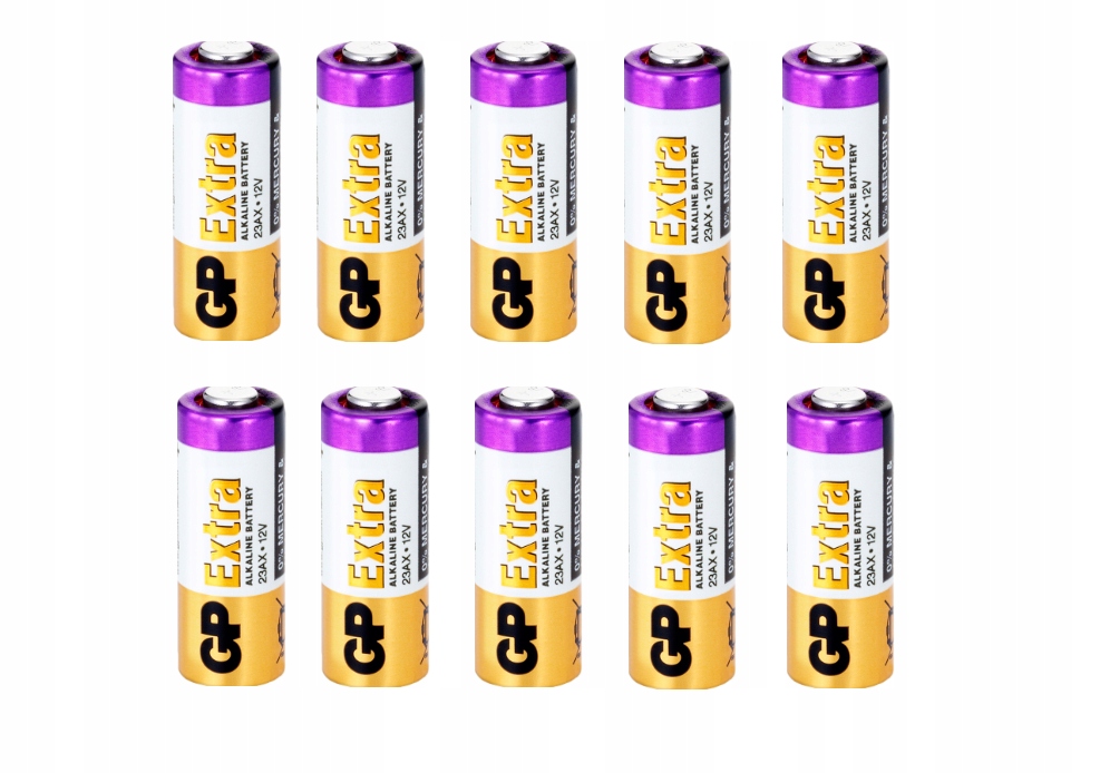 

10 sztuk bateria alkaliczna Gp Extra 23A MN21 12V
