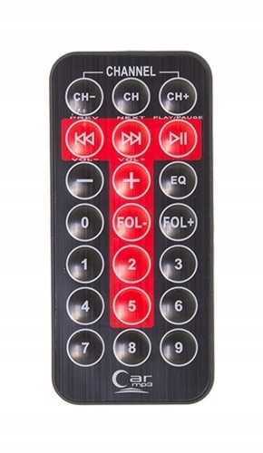 TRANSMITER FM USB MP3 wyświetlacz LCD 1"Pilot Kod producenta TA1730 (OG17D)