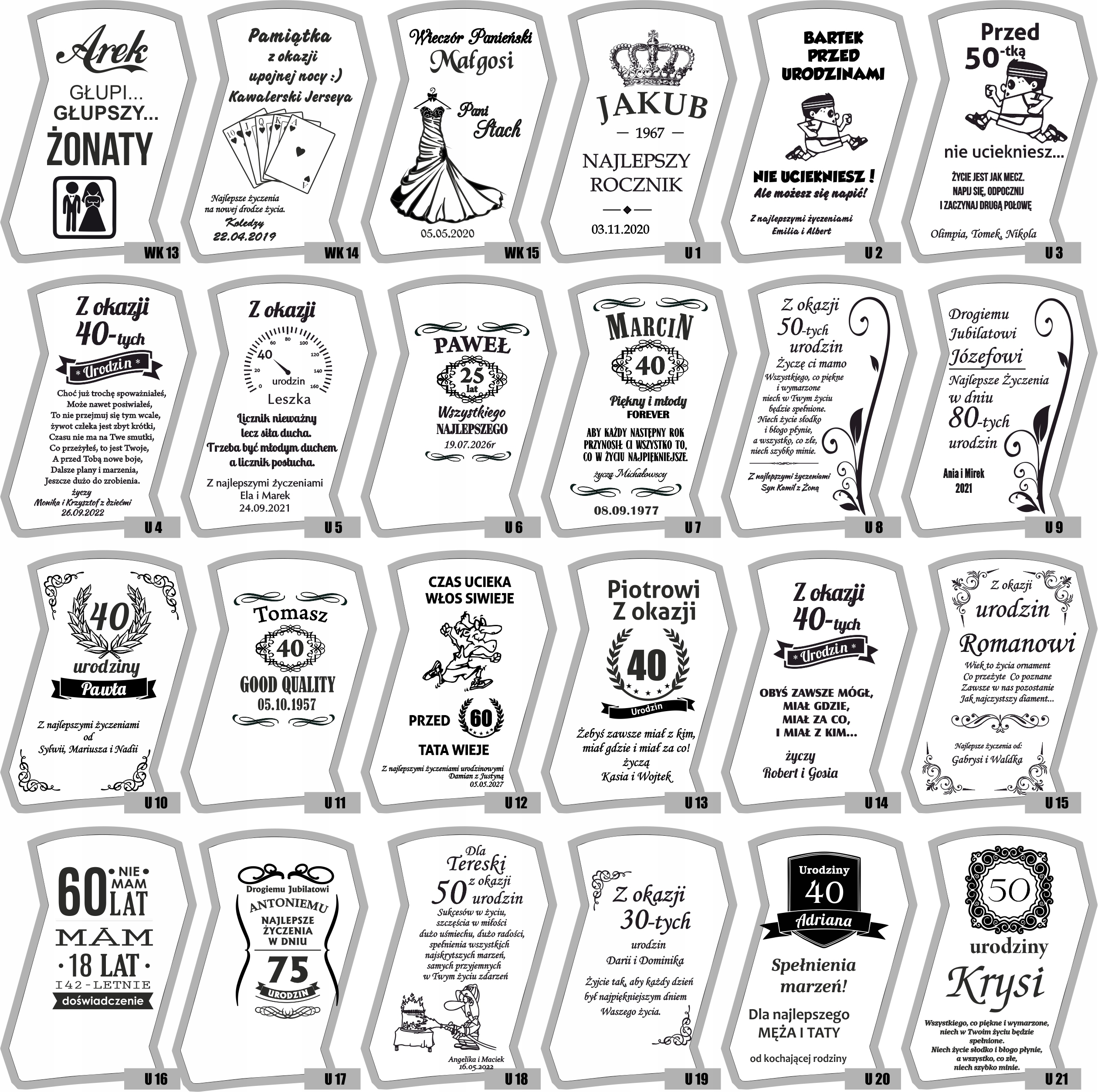 KARAFKA szklanki do whisky GRAWER kieliszki gratis Linia karafka grawer