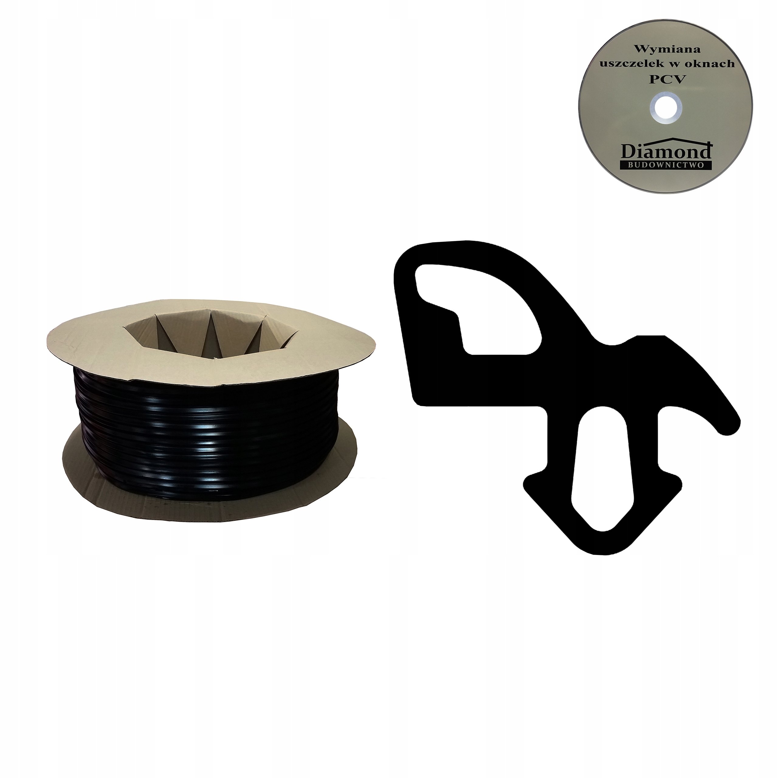 Uszczelka do okna okien okienna Uszczelki okienne Aluplast S-1560 300mb