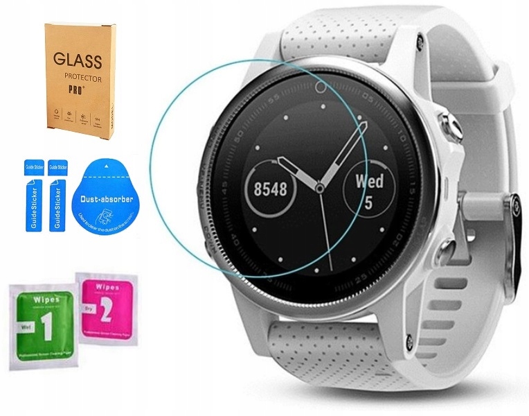 

Szkło Ochronne Hartowane 9H Pro+ Garmin Fenix 5 S