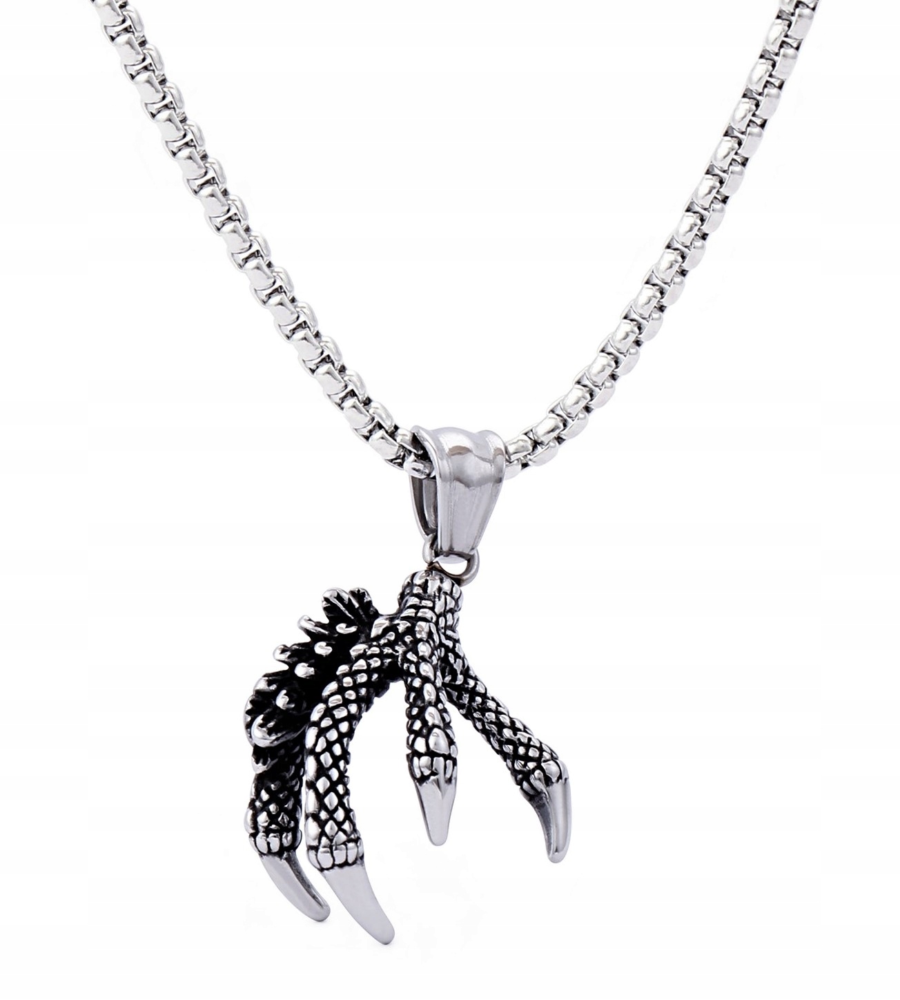 NASZYJNIK MĘSKI SZPONY STAL SZLACHETNA 316L