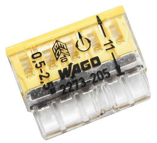 Rychlospojka Wago 2273-205 0,5-2,5 mm² 5 100 ks