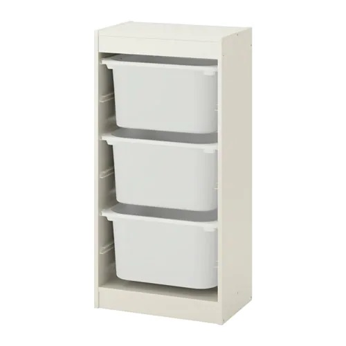 

Ikea Trofast regał BIAŁY+3 pojemniki na zabawki #2