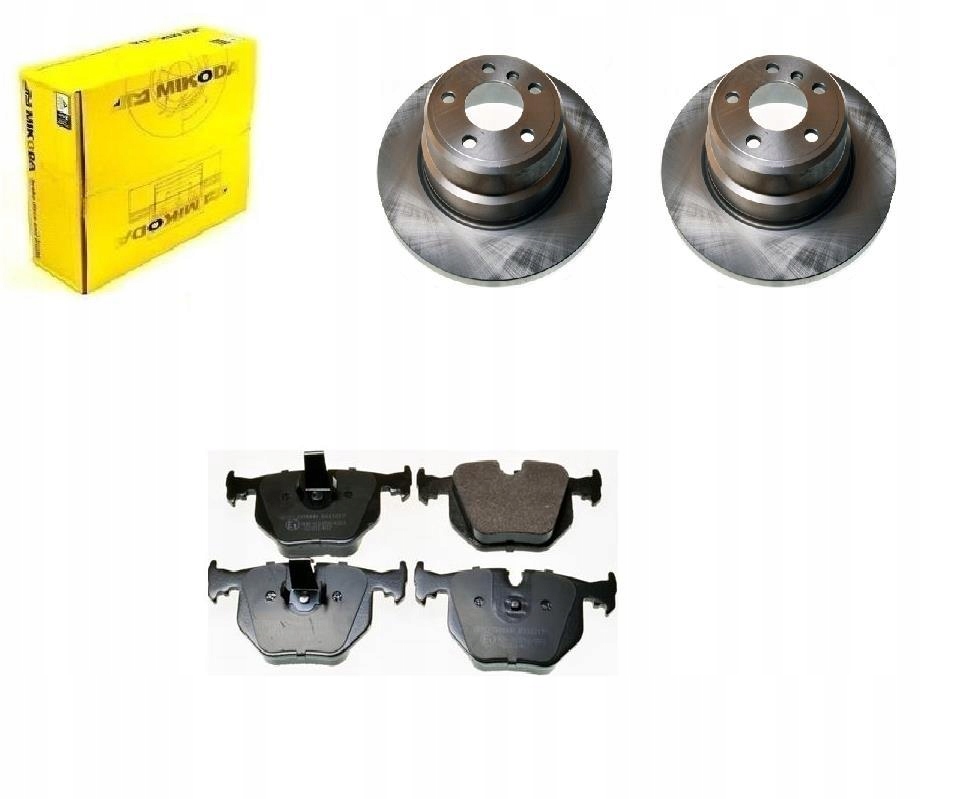 Kotouče Brzdové Destičky Bmw X5 E53 Zadní 324 mm Sada Plné