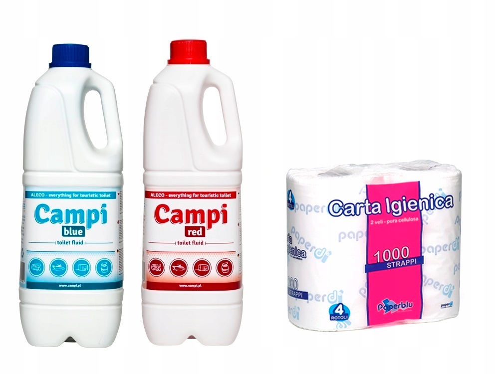 

Płyny Do Toalet Turystycznych Campi x2 Papier