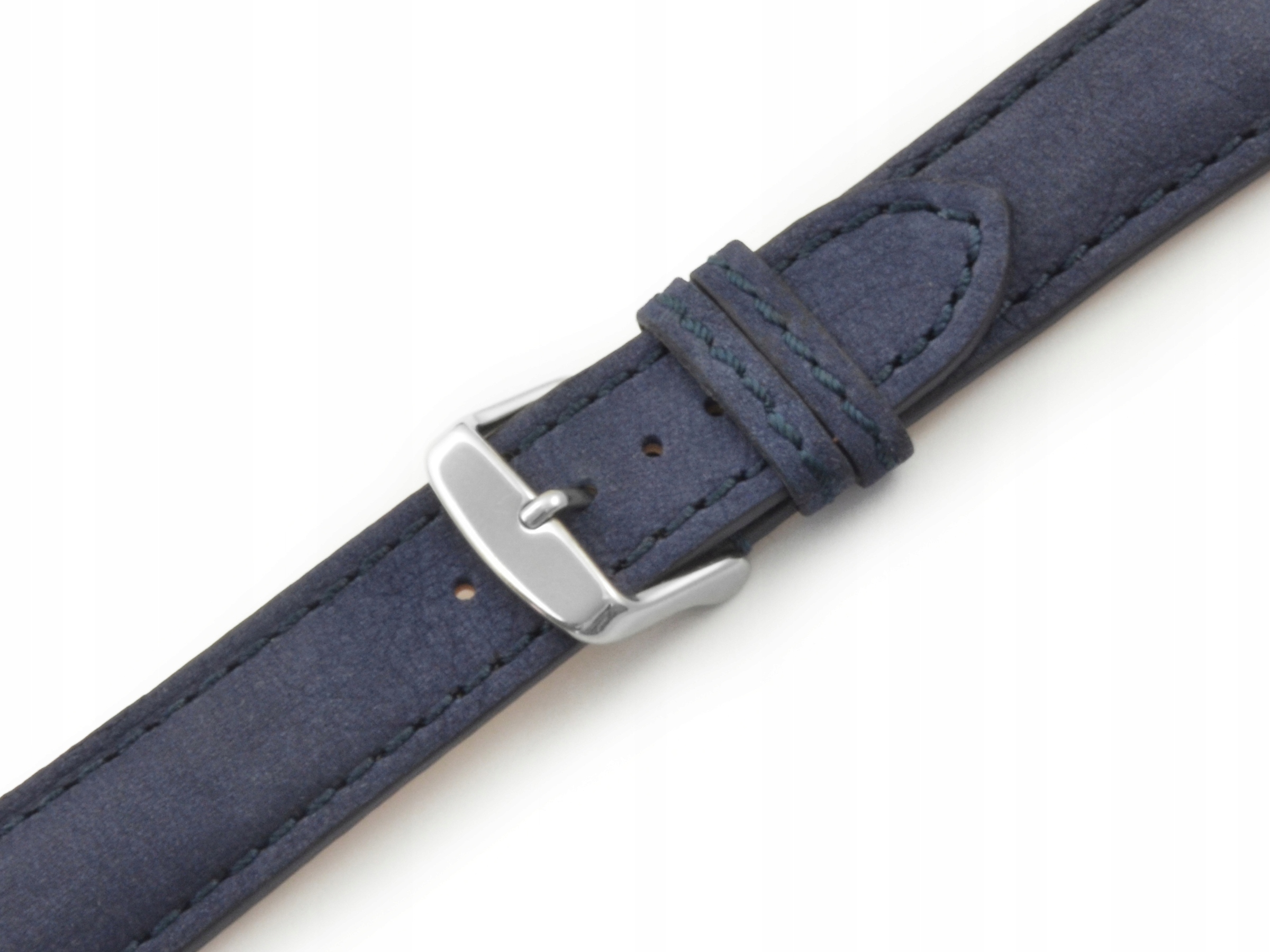 GRANAT ZAMSZOWY WŁOSKI PASEK DO ZEGARKA LUGANO 22 Materiał skóra naturalna