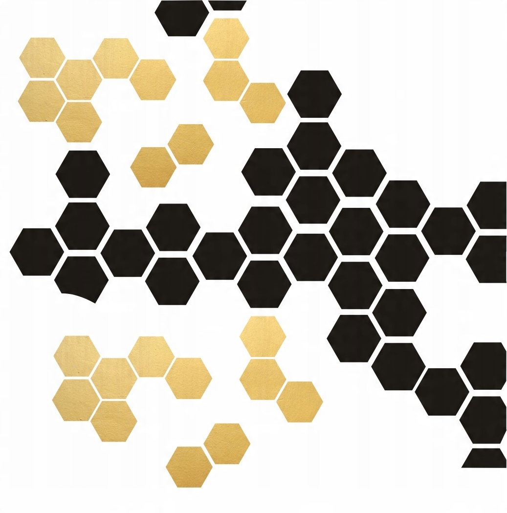 

Naklejki na ścianę hexagony sześciokąty sześciany