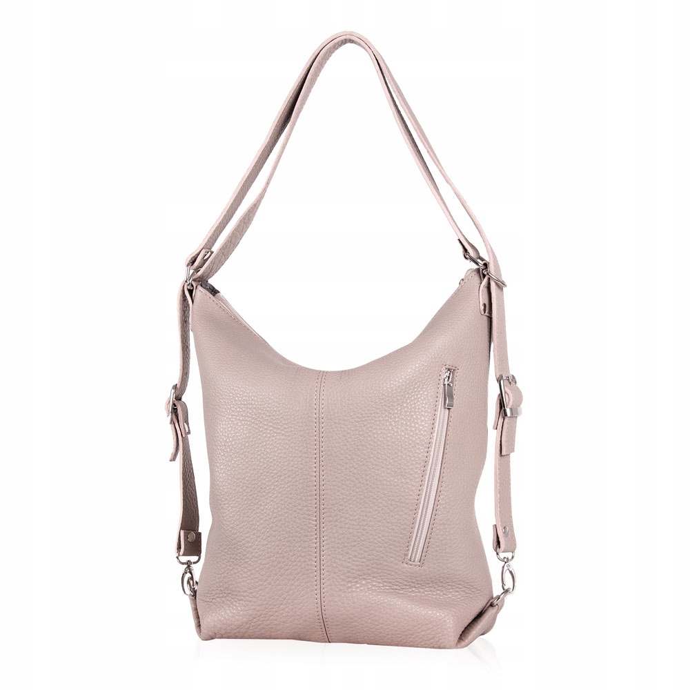 SKÓRZANA TOREBKA-PLECAK DAMSKA WOREK WŁOSKA SKÓRA Marka inna