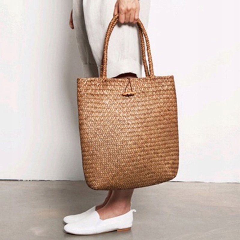 

Torebka Słomiana Koszyk Boho Etno Rattan Plażowa