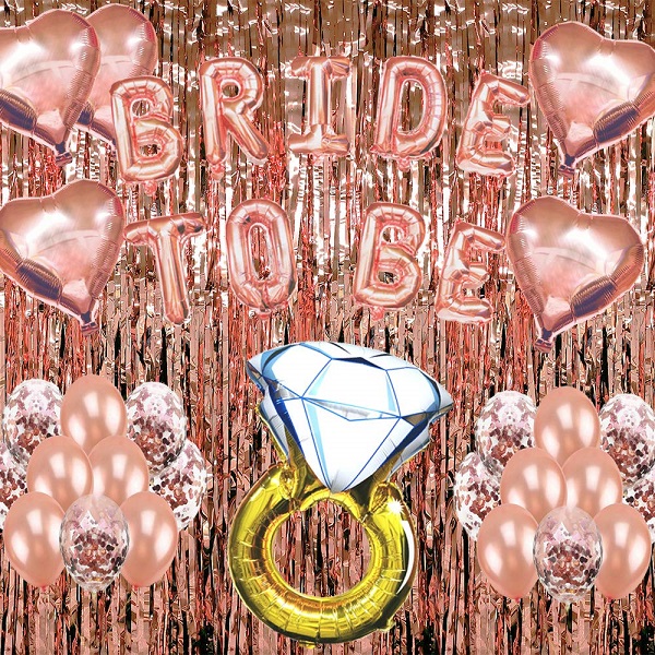 

Balony Bride wieczór Panieński Gold Rose Kurtyna