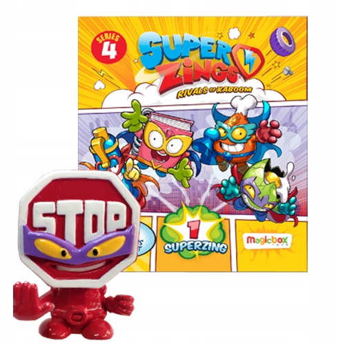 SUPER ZINGS 4 SASZETKA Z FIGURKA + SPIS BOHATEROW Marka Super Zings